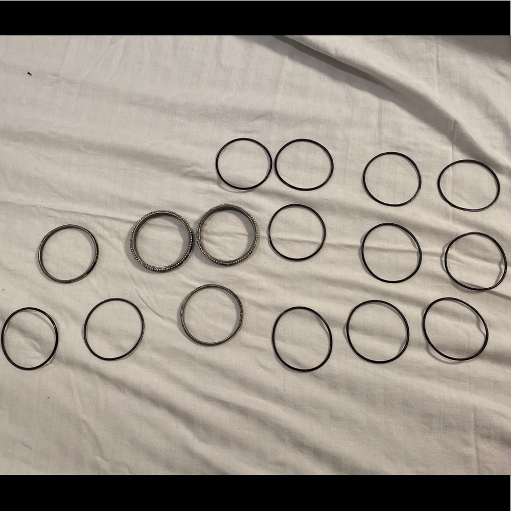 Assorted Black Bracelet Set